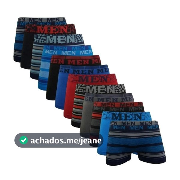 Kit 10 Cuecas Infantil Juvenil Boxer Microfibra Sem Costura