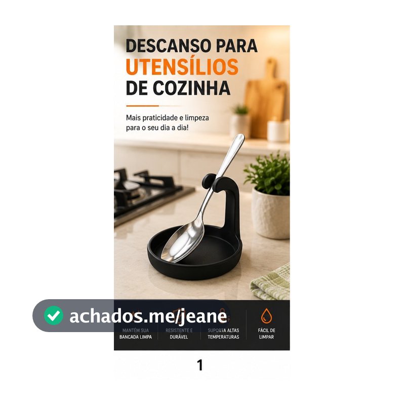 Descanso de Colher Para Cozinha - Moderno - Suporte de Colher