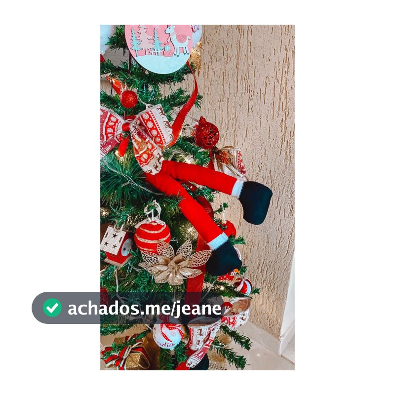 Decoração Natal Pernas Papai Noel Para Árvore Criativo Divertido Enfeite Natlino