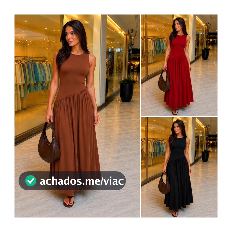 Vestido Midi Feminino Suede Casual Elegante Soltinho Básico Assimétrico