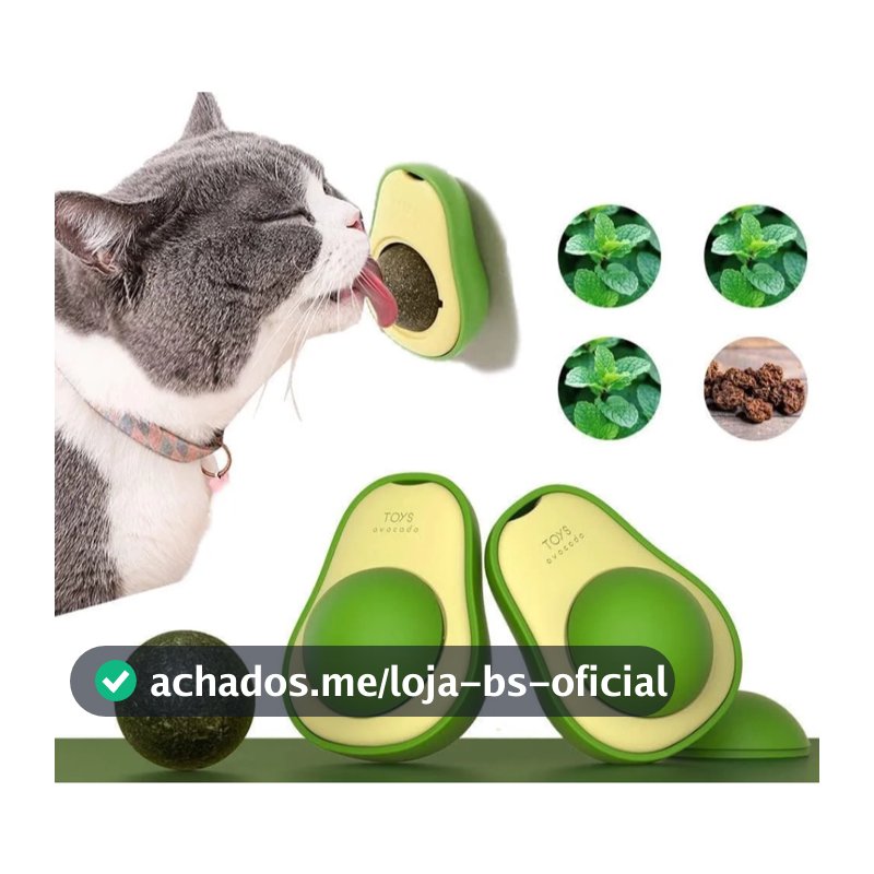 Abacate Lambe Lambe Com Catnip