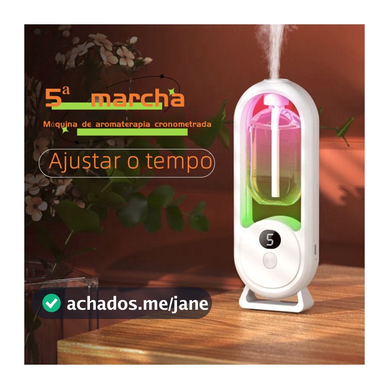 Aromatizador Automática Difusor de Essencia Aroma e Umidificador de Ar Multifuncional F2