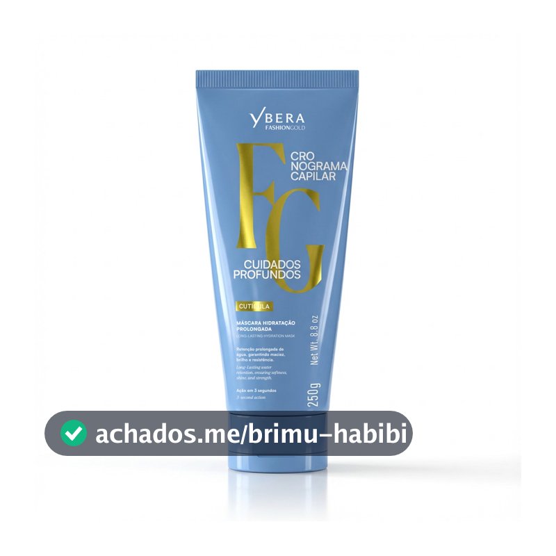 Máscara Hidratação Cronograma Capilar 250g - Fashion Gold