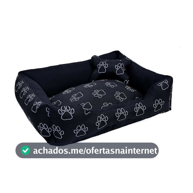 Cama Pet DOG Caminha de Cachorro ou Gato Médio LUXO Lavável Confortável Fundo Impermeável + Ossinho