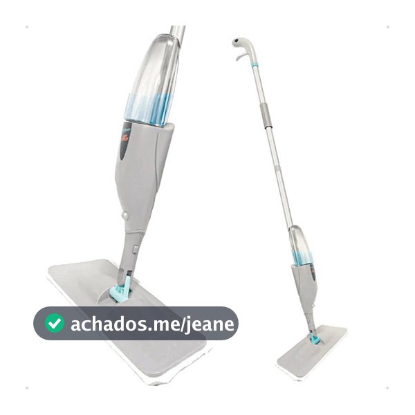 Mop Spray Com Reservatório Esfregão Vassoura Mágica Refil CELESTE