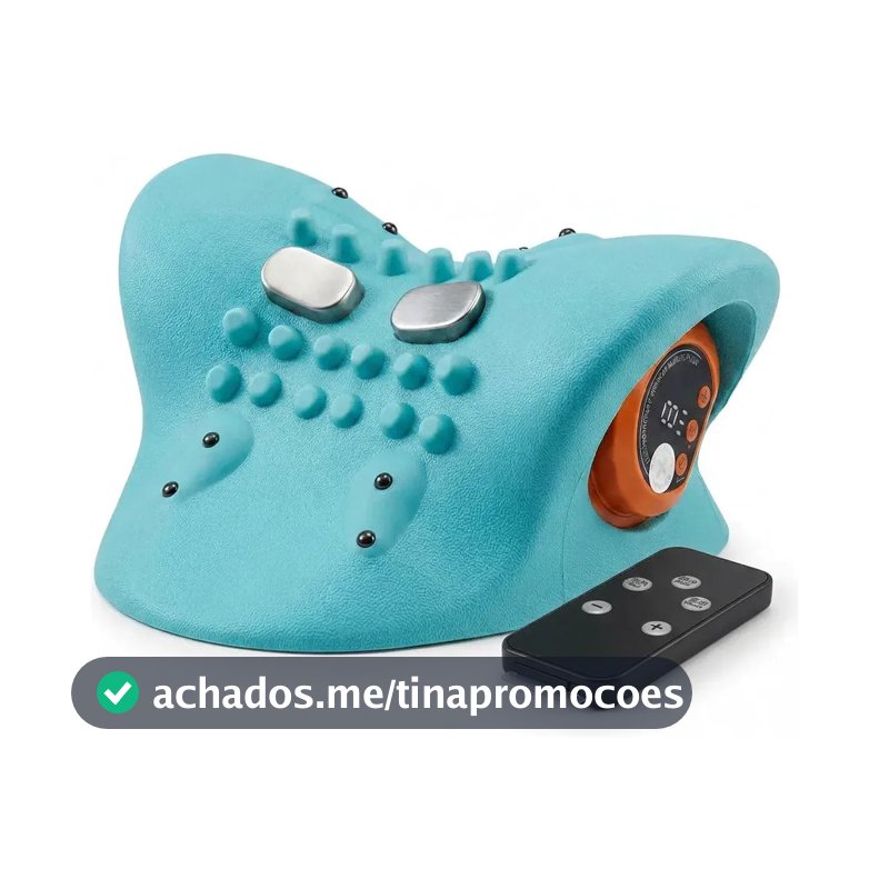 Massageador Cervical 4/1 Alivia Dor Pescoço Tensão Musculos - SMILE