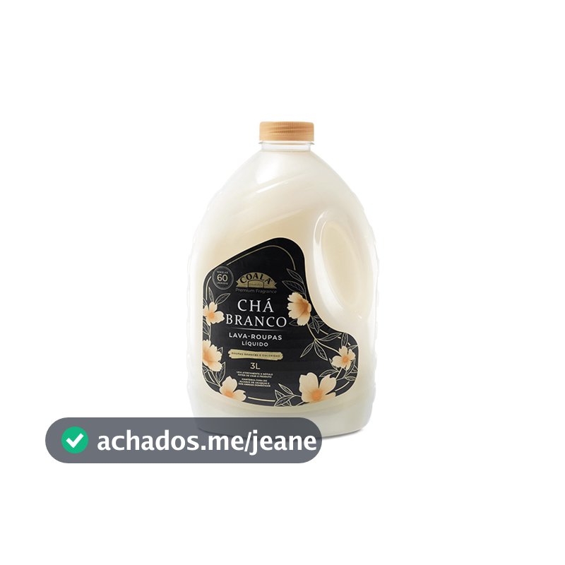 Lava-Roupas Líquido Coala Laundry - Chá Branco 3L