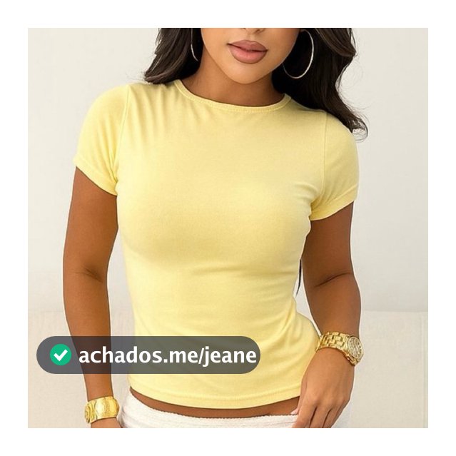 BLUSA BÁSICA FEMININA MANGA CURTA ACADEMIA FITNESS DIA A DIA CASUAL BABY TEE MODA VERAO CONFORTAVEL SUPLEX SLIM