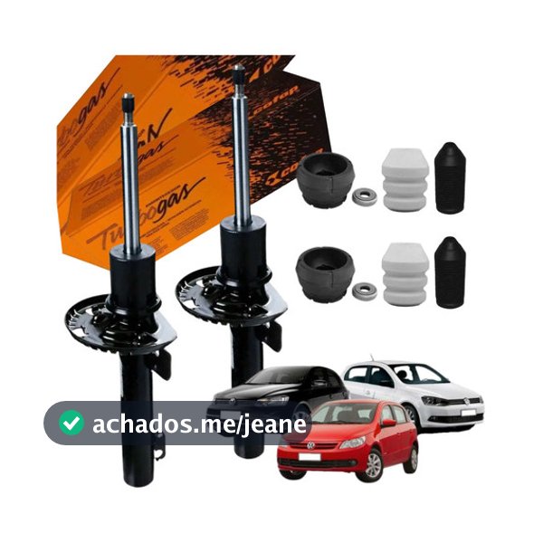 Par Amortecedor Dianteiro Original Cofap Kit Batente Axios Gol Voyage G5 G6 G7 2008 2009 2010 a 2024