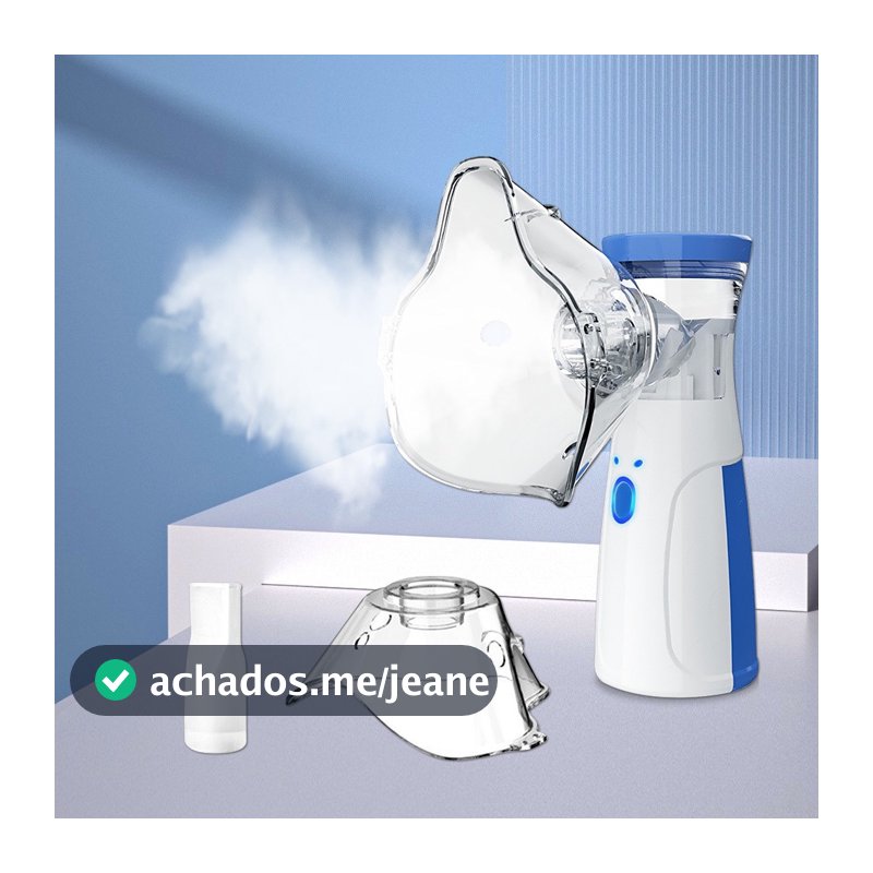 Inalador Nebulizador Portátil Ultrassônico Atomizador De Baixo Nó Para Crianças E Adultos