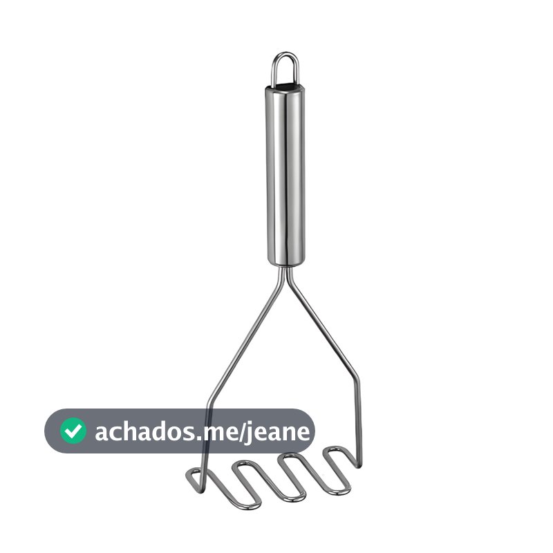 Amassador Batatas Espremedor Manual Legumes Multiuso Aço Inox Cozinha Multiuso