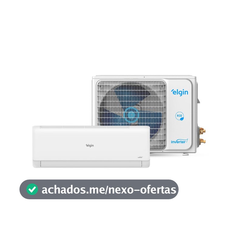 Ar Condicionado Elgin Split Hi Wall Eco Inverter Iii 12000 Btu Frio Wi-fi Hjfc12c2wgcg Branco 220