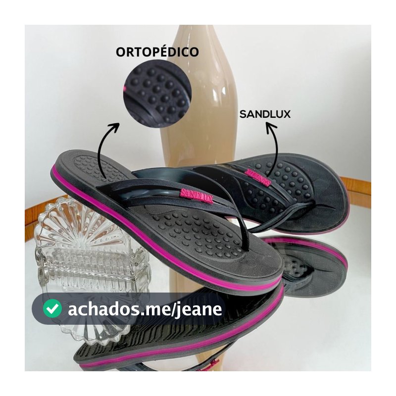 Chinelo SL Rasteirinha Anatômica, Ortopédica Leve Sandlux - Conforto Moderno para Esporão e Antiderrapante