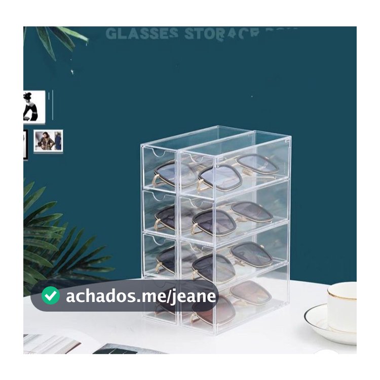 Organizador Multifuncional De 4 Camadas Caixa De Armazenamento De Cosméticos Gaveta Acrílica Transparente