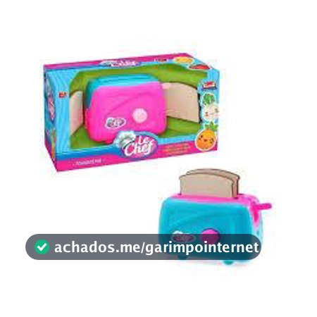 Brinquedo Infantil Menina Educativo Torradeira Le Chef Cozinha