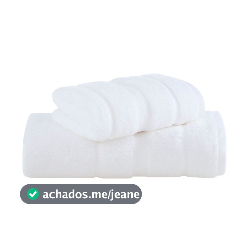 Jogo de Toalhas Buddemeyer Vision Dual Air Gigante Branco 2 peças