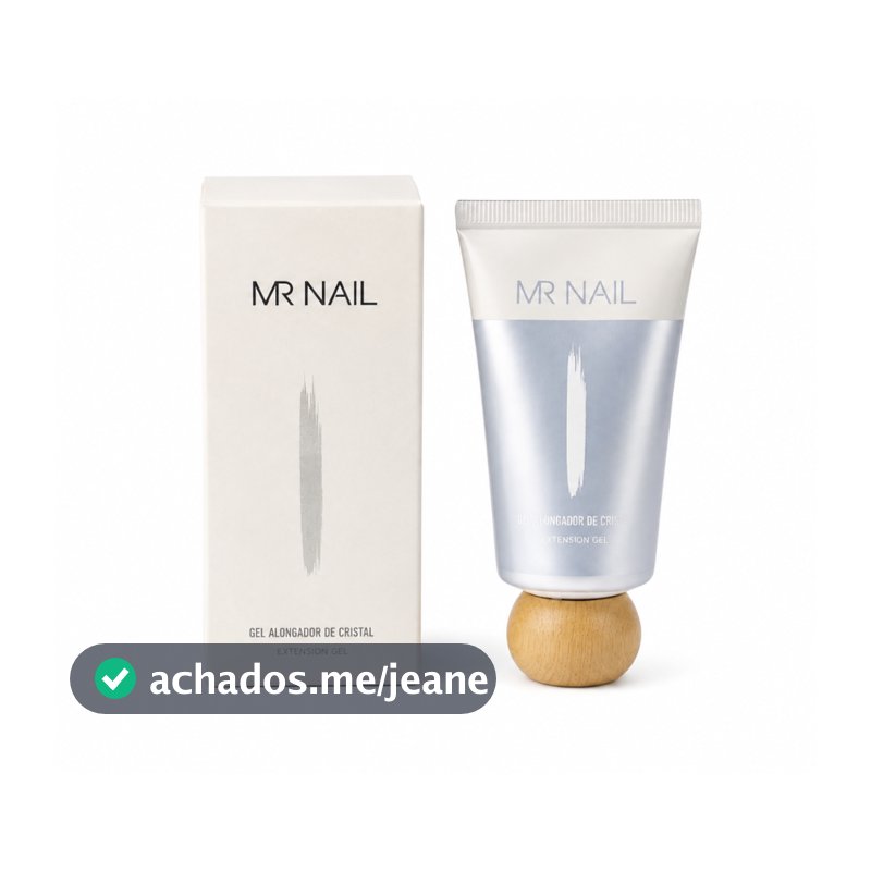 Gel em Bisnaga MR Nail Alongamento de Unhas Manicure Profissional Nail Designer