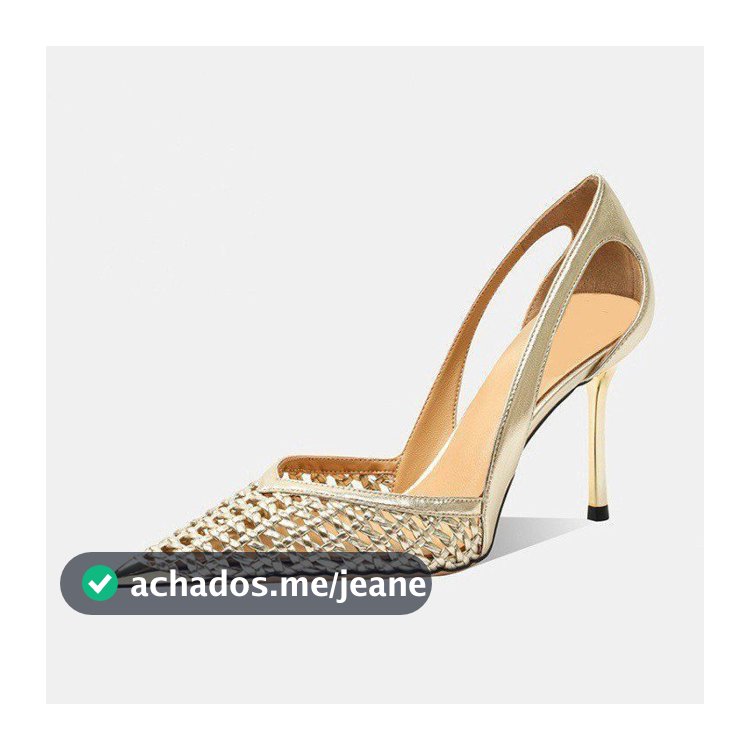 Sapatos Femininos Plus Size Bico Fino Saltos Finos Moda Banquete Saltos Altos 34-43