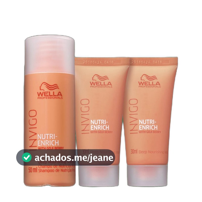 Kit Wella Professionals Invigo Nutri-Enrich Deep Nourishing Mini (3 Produtos)