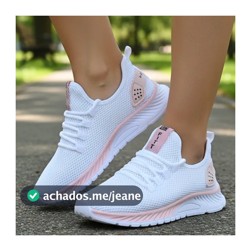 Tênis Feminino Flyvo – Super Leve, Respirável e Antiderrapante