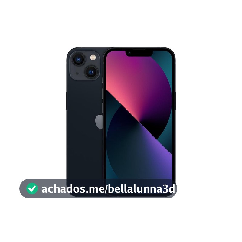 Usado: iPhone 13 128GB Preto Bom - bateria 70% - Trocafy - Apple