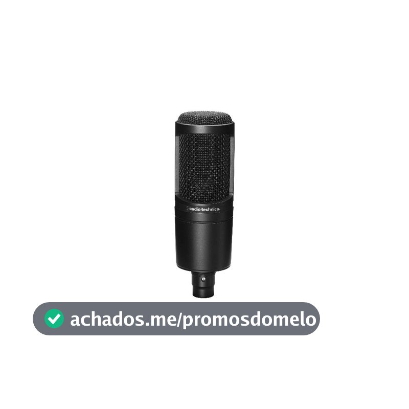 Audio Technica At2020 Microfone Condensador