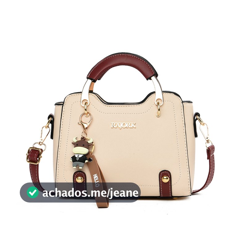 Bolsa Feminina Transversal Grande Capacidade Elegante De PU Com Alça Superior E Alça Ajustável, Com Chaveiro ychen
