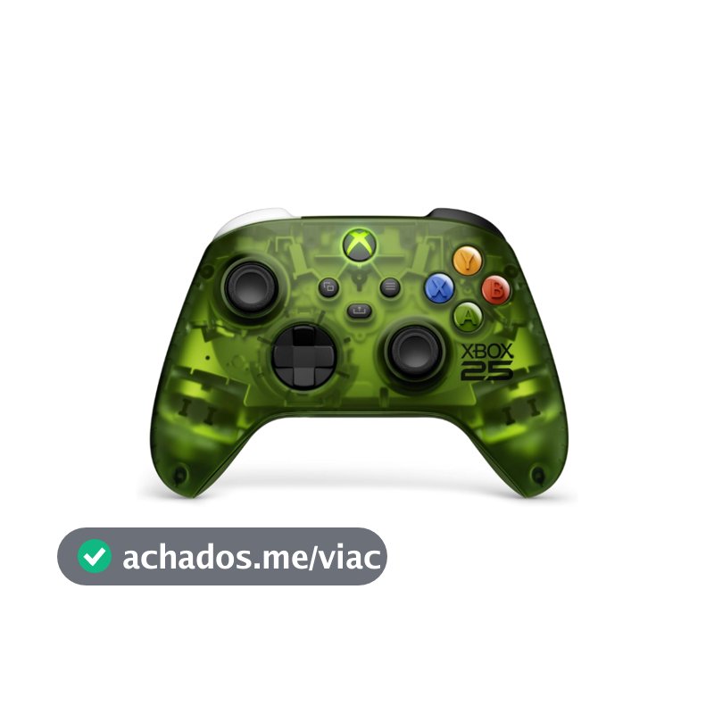 Controle sem fio XBOX - X25 Edição Especial de 25 anos - XBOX Series X/S, XBOX One, PCs, TVs, Mobile