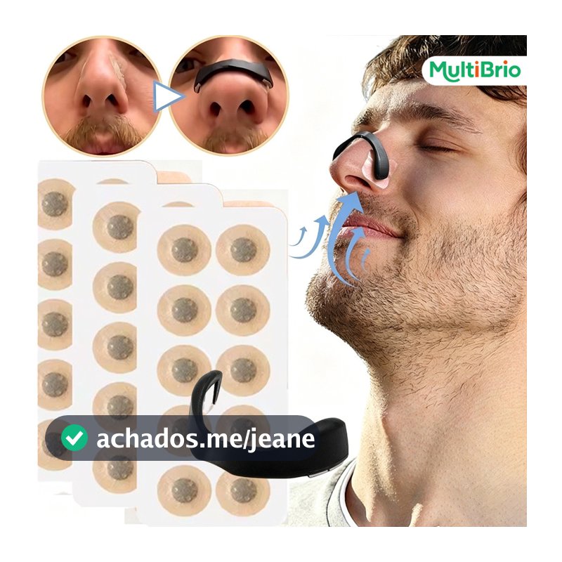Expansor Nasal Flexível para Uso Diário e Noite de Sono