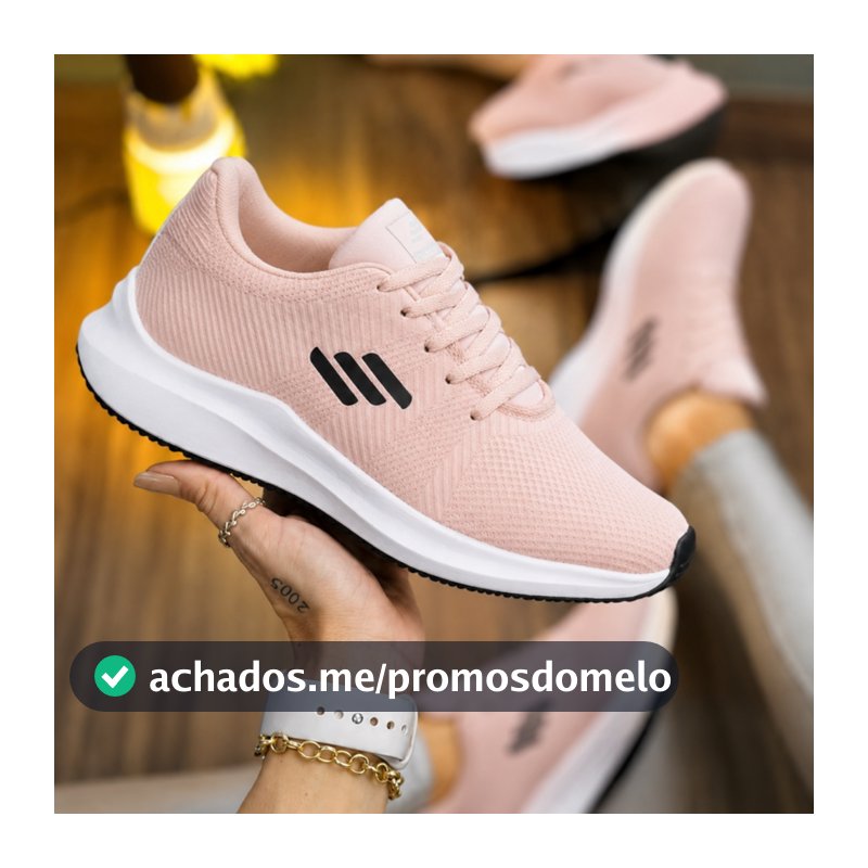 Tênis O2x Feminino Esportivo Confortável Leve Treino Caminhada Fitness