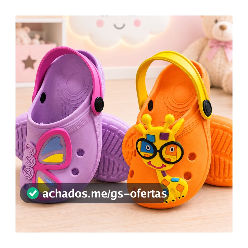 LEVE 2 PAGUE MENOS Sandália Infantil Confortável + Fácil de Calçar