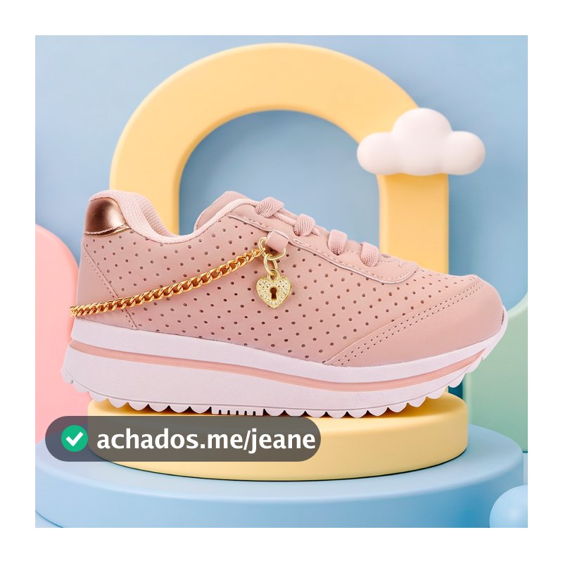 Tenis Infantil Menina Feminino De Menina Club Happy