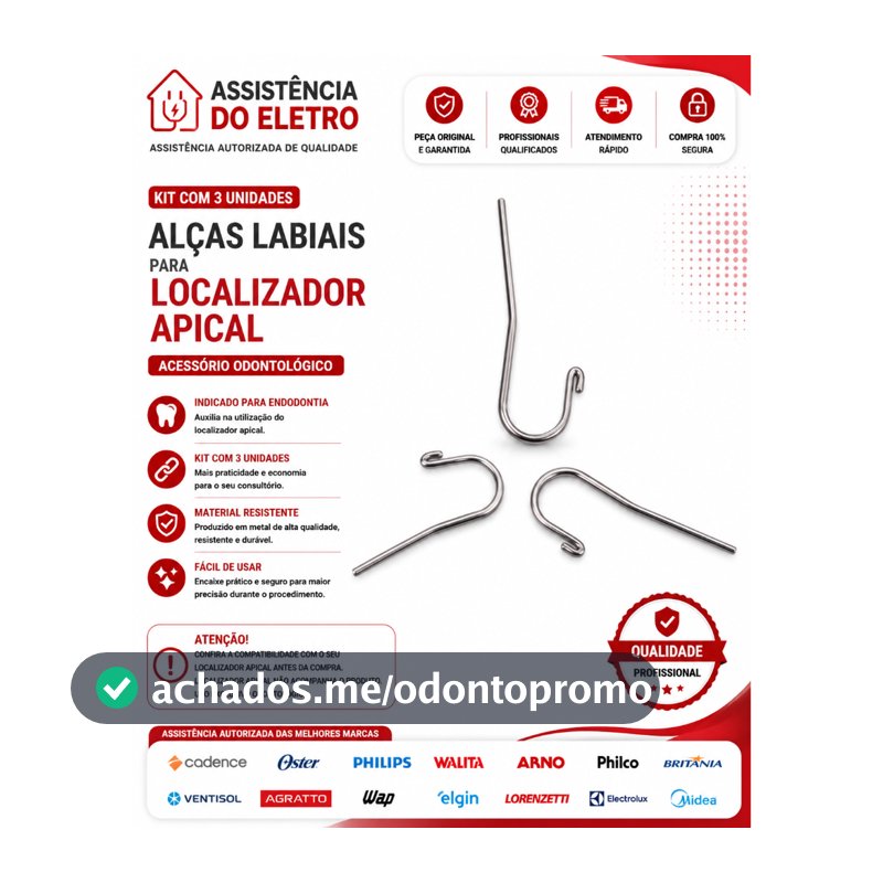 Alça Labial para Localizador Apical Endodontia
