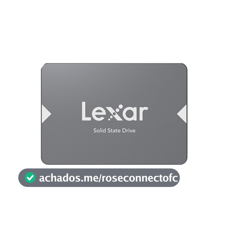 HD SSD Lexar 512GB NS100 Sata III 6GB/S Laptop e Desktop
