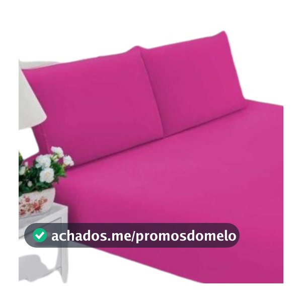 Kit Jogo de Lençol Casal 3 peças Com Elástico Microfibra Macio Confortável Toque Suave Cama Casal Premium