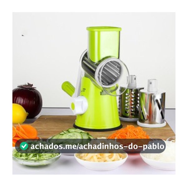 Tabletop Cortador Fatiador 3 Laminas Ralador Verdura Legumes Oferta promoção
