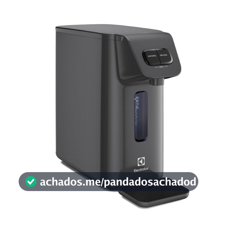 Purificador Electrolux Eletrônico Compacto Efficient Painel Mecânico Bivolt Cinza (PE15X)