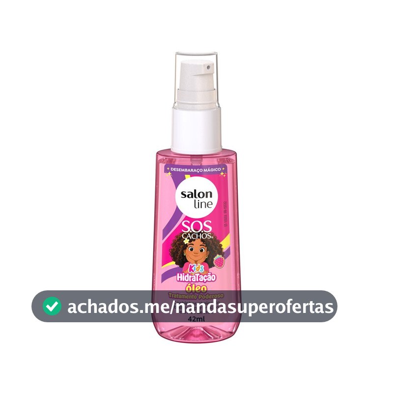 Óleo de Tratamento SOS Cachos Kids Hidratação 42ml