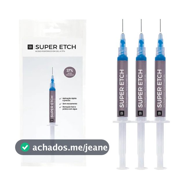 Condicionador Ácido Fosfórico Gel Super Etch 37% - Sdi