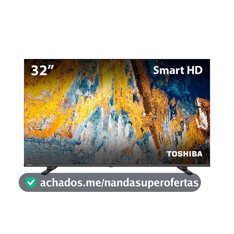 Smart TV DLED 32 HD Toshiba 32V35L VIDAA 2 HDMI 2 USB Wi-fi - TB016M