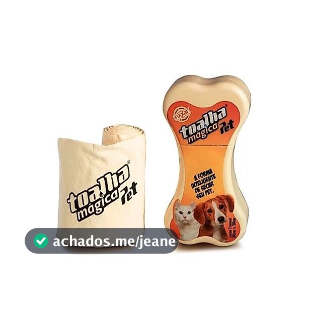 Toalha Mágica Fixxar Secagem Pet Cão Gato Alta Absorção