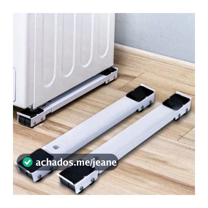 uporte Universal de Alumínio De Base Com Rodinha Para Geladeira Fogão E Máquina De Lavar Lousa Base Carrinho até 200kg