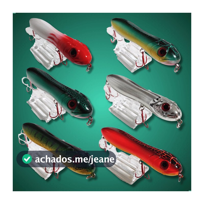 Isca Artificial Superficie Zara Snake 10cm 17g Ideal Para Pesca Tucunaré Traíra Dourado Robalo