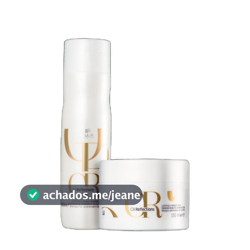 Kit Wella Professionals Oil Reflections Mask Duo (2 Produtos)