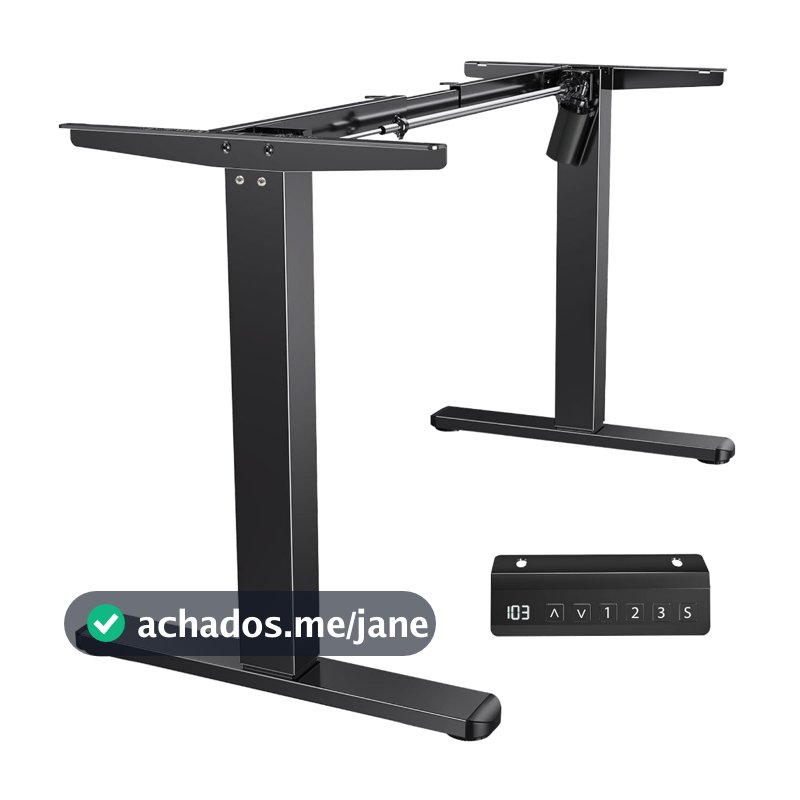 Mesa com Regulagem de Altura Elétrica Estrutura Mesa com regulagem eletrônica e memória | 72-120cm