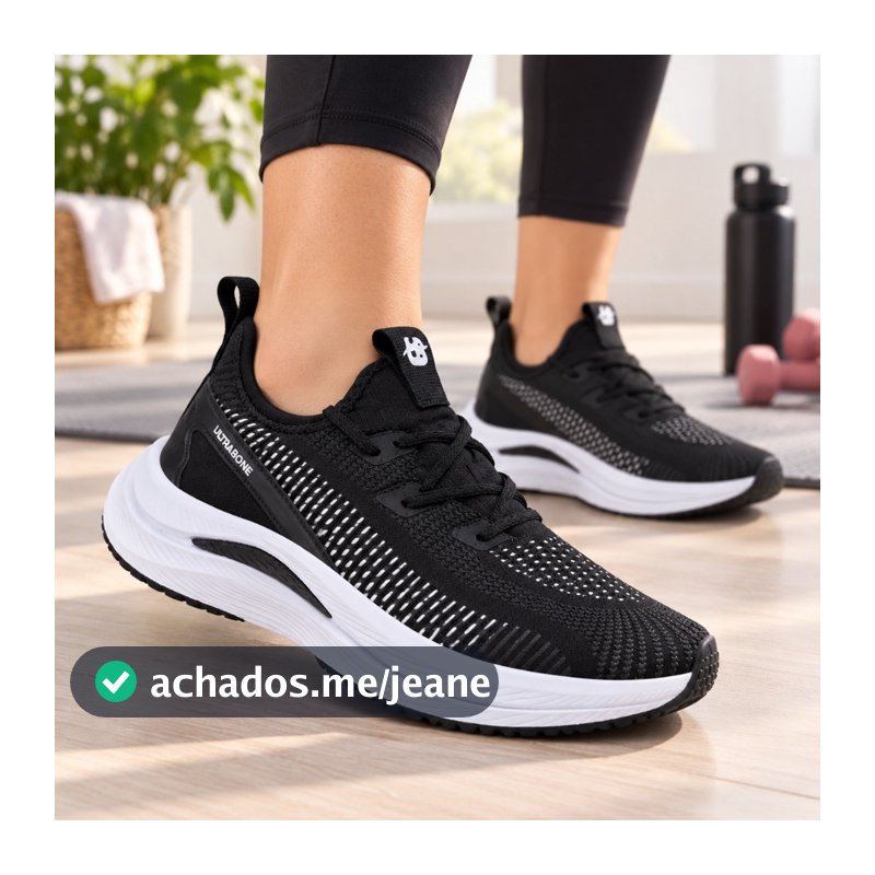 Tênis Feminino Ultrabone Running Leve Ideal Para  Academia