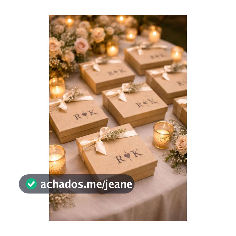 6 caixa 15x15x5 com iniciais para casamento personalizado em mdf padrinhos