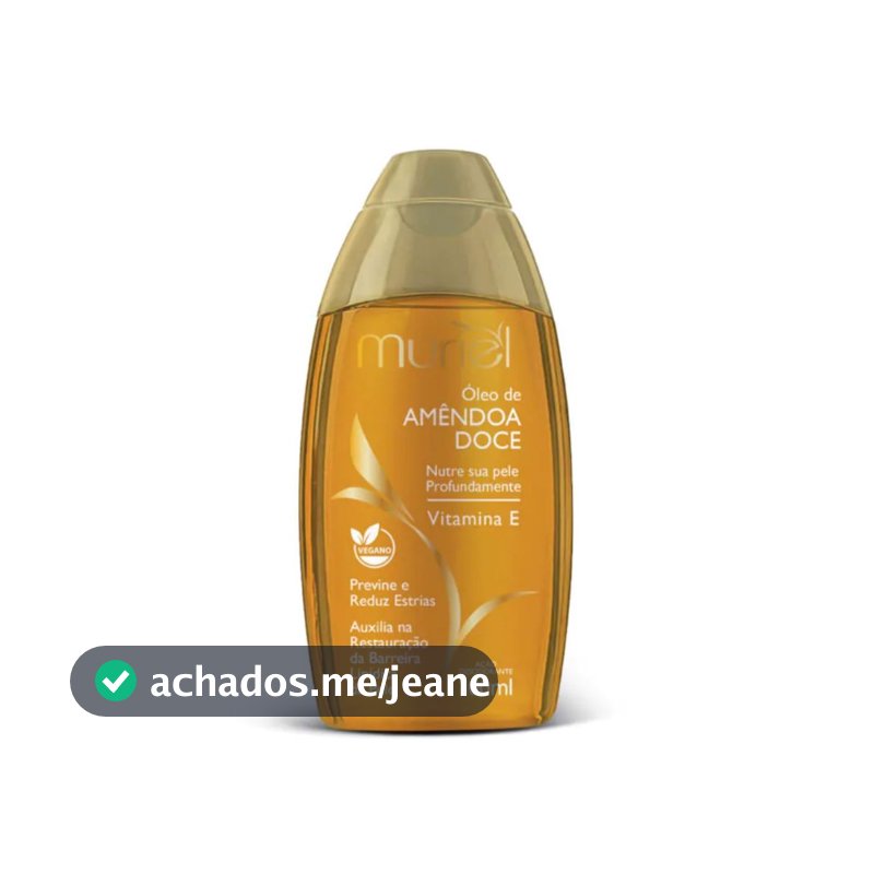 Óleo Corporal Muriel  Amêndoa Doce 100ml