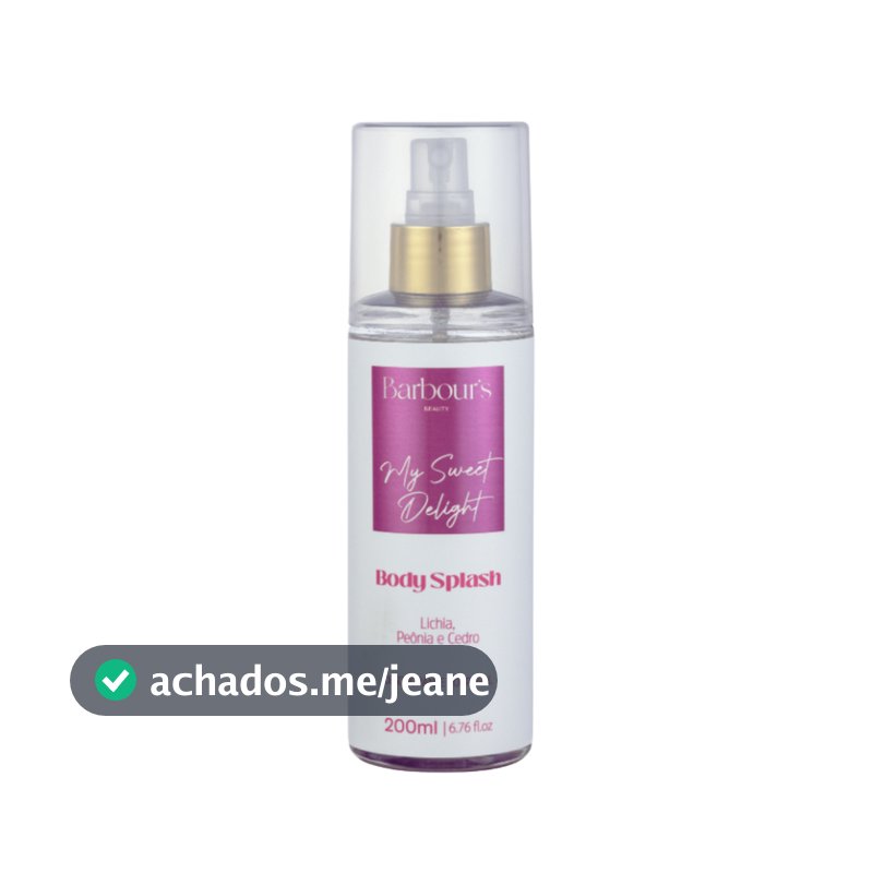 Body Splash Barbours My Sweet Delight Desodorante Colônia Corporal 200ml Inspirado Marly Delina