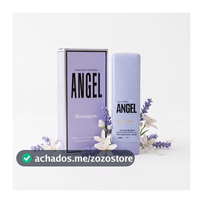Creme Hidratante Corporal Angel Levesque 200ml Perfumado Pele Macia Hidratação Diária